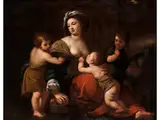 Allegorie der Caritas by Giuseppe Nuvolone, oil on canvas, sold Jun 2025