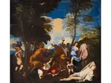 Bacchanal by Nicolas Poussin, oil on canvas, sold Sep 2022