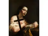 Maria Maddalena Santa Rosalia by Giuseppe Maria Crespi, oil on canvas, sold Dec 2015