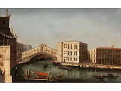 Venedig Vedute by Francesco Tironi, oil on canvas, sold Dec 2025
