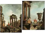 Architekturcapriccio by Giovanni Paolo Panini, oil on panel, offered Mar 2021