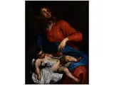 Madonna mit Schlafendem Christuskind by Massimo Stanzione, oil on canvas, offered Sep 2016