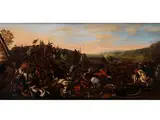 Schlachtenbild by Jan van Huchtenburgh 1647 Haarlem - 1733 Amsterdam, Kreis, oil on canvas, offered Dec 2015