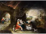Iii, 1607 – 1667 lot und Seine Töchter by Frans Francken III, oil on copper, sold Sep 2025
