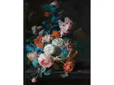 Prachtvolles Blumenbouquet in Einem Weidenkorb by Coenraet Roepel, oil on canvas, sold Mar 2026