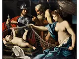 Venus, Chronos, Mars und Amor by Matteo Loves, um 1610 – um 1662, oil on canvas, sold Mar 2026
