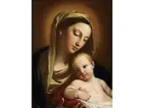 Die Madonna mit dem Jesuskind by Giovanni Battista Salvi und Schüler, oil on canvas, offered Mar 2026