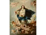 Maria Immaculata by Francisco de Solís, oil on canvas, offered Sep 2023