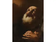 Bildnis des Heiligen Franziskus von Paola by Giovanni Battista Piazzetta, oil on canvas, sold Jun 2021