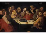 Das Letzte Abendmahl by Pieter Pourbus, oil on panel, sold Dec 2024