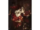 Sofonisbe Empfängt den Giftbecher by Bartolomeo Signorini, oil on canvas, offered Jun 2022