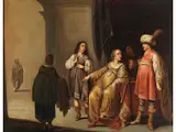 Joseph Wird von Potifars Frau Beschuldigt by Pieter Symonsz Potter, oil on panel, sold Dec 2025