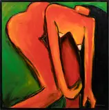 Flame by Lori Koprowski, 2006, acrylic on canvas, sold Apr 2024