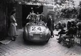 Race Car by Juan Manuel Fangio, gelatin silver print, sold Apr 2024