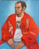 Portrait of a New Yorker by Penny Purpura, Oil on Canvas, sold Jul 2025