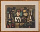 Nature Morte" [Still Life] by Antoni Clavé, Lithograph in Colors, sold Jul 2025