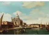 Venedig – Santa Maria Della Salute am Canal Grande by Giacomo Guardi, oil on canvas, sold Mar 2026