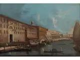 Venedigvedute mit dem Bacino di san Marco by Francesco Tironi, oil on canvas, sold Dec 2024