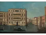 Der Canal Grande mit dem Palazzo Foscari by Francesco Tironi, oil on canvas, sold Dec 2024