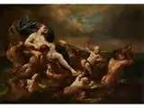 Triumph der Galatea by Paolo de Matteis, oil on canvas, sold Jul 2018