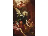 Die Befreiung des Petrus by Salvator Rosa, 1615 Neapel – 1673 Rom, oil on canvas, offered Dec 2019