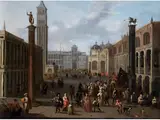 Der Markusplatz zu Venedig by Jacob de Jonckheer, oil on canvas, sold Jun 2026