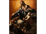 Die Heilige Maria Magdalena Umgeben von Engeln by Giovanni Lanfranco, oil on canvas, sold Mar 2015