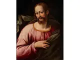 Christusbildnis by Michele Tosini, oil on panel, sold Sep 2017
