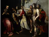 Übergabe des Blutigen Kleides von Joseph an den Erzvater Jakob by Giacinto Gimignani, oil on canvas, offered Jun 2016