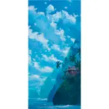 Living Clouds by James Coleman, 1994, acrylic on canvas, sold May 2024