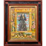 Virgen de Negro by Elena Climent, 2003, watercolor, sold May 2024