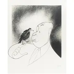 Untitled by Al Hirschfeld, lithograph, sold May 2024