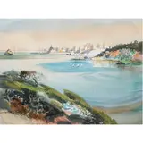 Untitled by Kenneth Potter, watercolor, sold May 2024