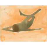 Copper Plate Nude 2 (5) by Nathan Oliveira, 2001, aquatint in colors, sold May 2024
