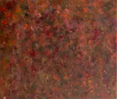 Abstract Composition by Andy Miller, Oil on Canvas, sold Aug 2025