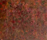 Abstract Composition by Andy Miller, Oil on Canvas, sold Aug 2025
