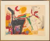 Plate VI by Marino Marini, 1969, Lithograph in Colors, sold Aug 2025