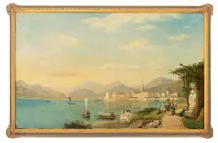Attributed by Thomas Charles Leeson Rowbotham, Oil on Canvas, sold Aug 2025