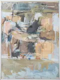 Abstract Composition by Gina Novet, Gouache on Paper, sold Aug 2025