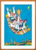 Exodus by Jovan Obican, Gouache on Paper, sold Aug 2025