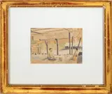 Samoan Women by Louis Michel Eilshemius, Watercolor on Paper, sold Aug 2025