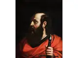 Der Heilige Apostel Paulus by Ercole Gennari, oil on canvas, sold Sep 2024