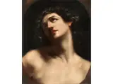Heiliger Sebastian by Guido Reni, oil on canvas, sold Dec 2023
