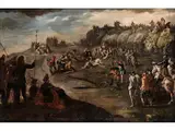 Kreuzigung Christi by Carlo Coppola, oil on canvas, sold Sep 2024