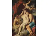 Die Drei Grazien by Pompeo Batoni, oil on canvas, offered Jun 2025