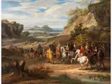 Untitled by Jean Baptist Martin, oil on canvas, offered Jul 2020