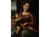 Madonna mit Kind by Luca Longhi, oil on panel, sold Sep 2016