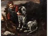 Untitled by Felice Boselli, oil on canvas, sold Dec 2022
