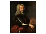 Xiv. Feldherr im Harnisch mit Malteserordenskreuz by Hyacinthe Rigaud, oil on canvas, sold Sep 2021