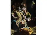Grablegung Christi by Domenico Monio, oil on panel, offered Jul 2018